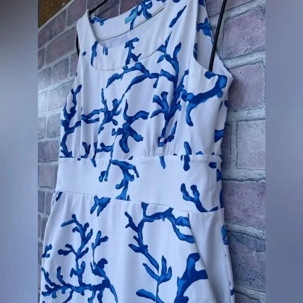 J. McLaughlin Coral Print Dress size medium - Picture 6 of 11